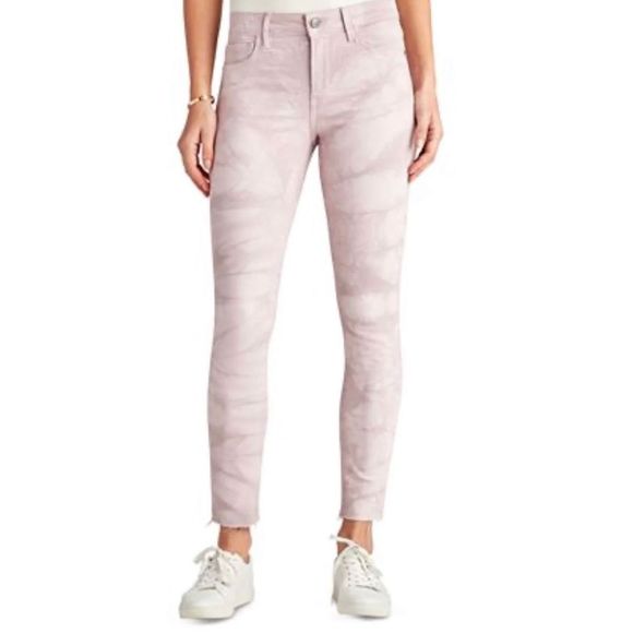 Sam Edelman Denim - Sam Edelman Mid Rise Ankle Skinny Tye Dye Jeans